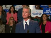 Immigration agents seen near Newsom event as California governor announces redistricting plan