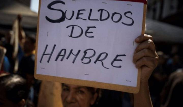 Suma del sueldo con el bono de guerra no alcanza para necesidades básicas