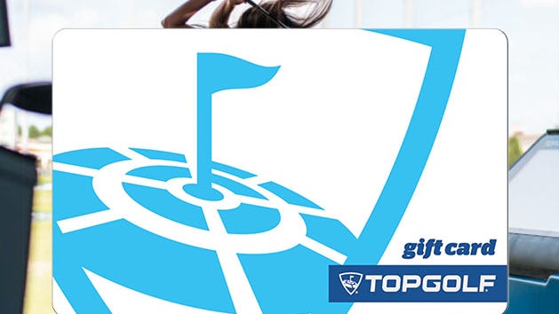 Here's how to get a $25 TopGolf gift card for $20
