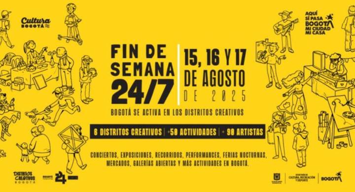 El fin de semana en Colombia se disfruta con planes artísticos, musicales y solidarios: agéndate en Bogotá, Medellín y municipios