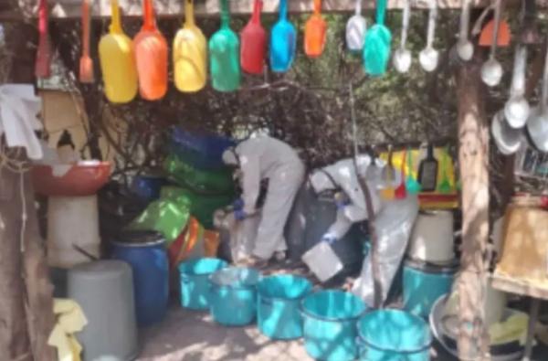 Aseguran otro narcolaboratorio en Culiacán, Sinaloa