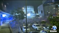 Chaotic street takeover broken up by police near Crypto.com Arena in downtown LA