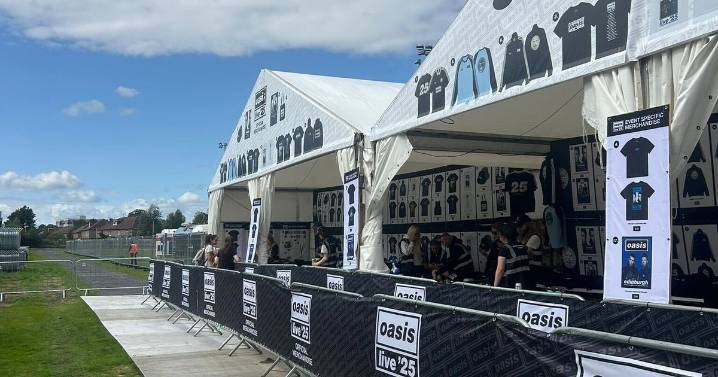 First look at Edinburgh Murrayfield Oasis setup as fans descend for mega gigs