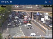 Crash Closes Two Lanes On Route 80 In Paterson, Officials Say
