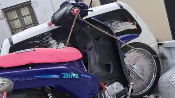 Secuestraron una motocicleta por un siniestro vial