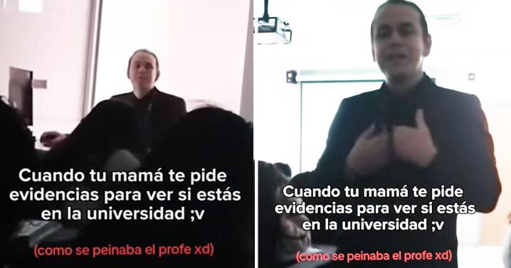 Profesor universitario grabó saludo para la madre de alumna para confirmar asistencia: “Si está en clases”