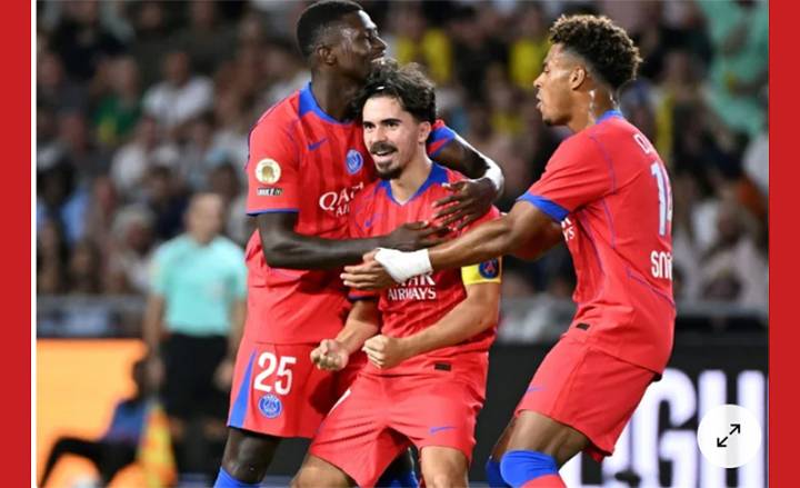 Ligue 1 de Francia: PSG arranca con triunfo 1-0 ante el Nantes con gol de Vitinha