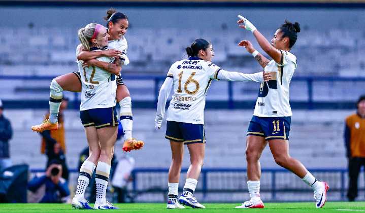 Stephanie Ribeiro suma 100 partidos en la victoria de Pumas sobre Xolos Femenil