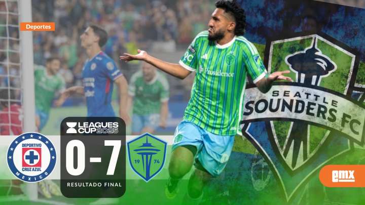 Seattle humilla a Cruz Azul con histórica goleada 7