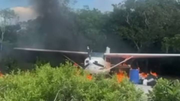 FANB inutiliza aeronave utilizada por el narcotráfico en el estado Amazonas