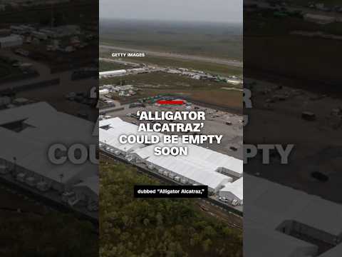 ‘Alligator Alcatraz’ will likely be empty within days