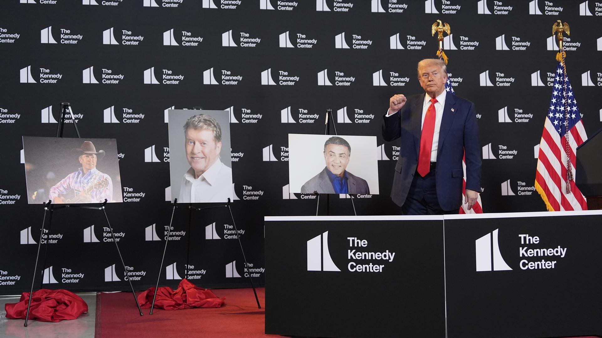 Trump names Strait, Stallone and Kiss for Kennedy Center Honors and says he'll host the awards show
