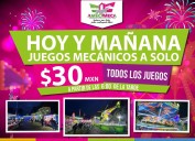 ¡Juegos, risas y emoción por solo $30! Hoy y mañana en la Feria de la Nuez