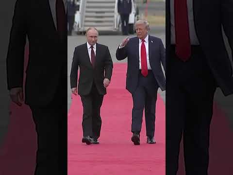 Trump and Putin shake hands, meet in Alaska