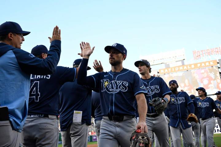 Josh Lowe homers twice and Ryan Pepiot throws 5 scoreless innings as Rays beat Nationals 4