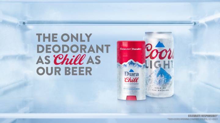 Coors Light and Duradry Launch Cold-Activated Deodorant for Summer Heat