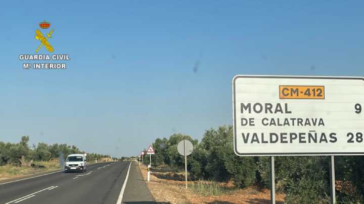 Investigado un conductor tras chocar con un ciclista que circulaba por Moral de Calatrava (Ciudad Real)