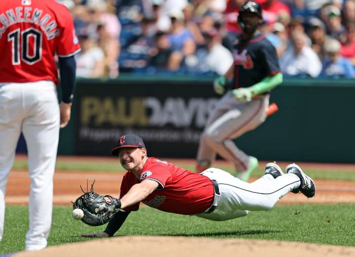 Guardians swept by Braves, 5-4, on Jurickson Profar’s two