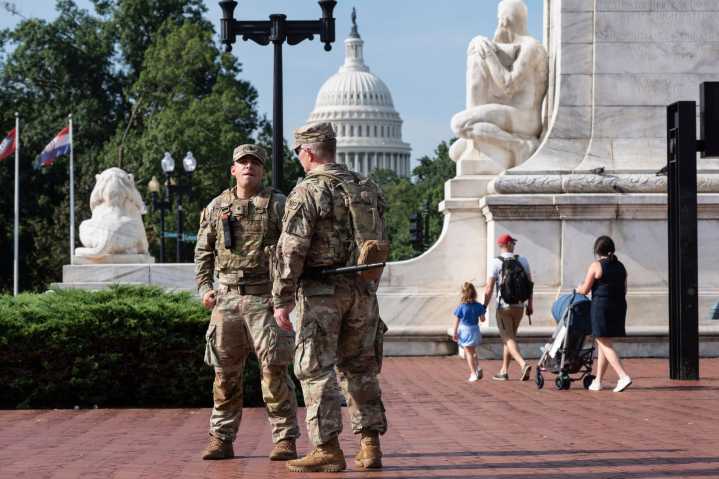 Md. gov. calls Trump a ‘chicken hawk’ in use of National Guard, while Va. gov. says it will make DC safer