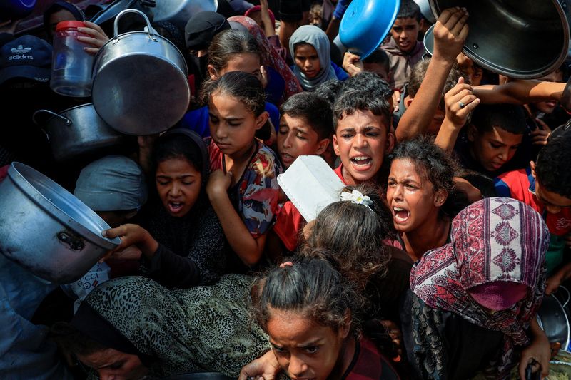 Famine has struck Gaza, says global hunger monitor