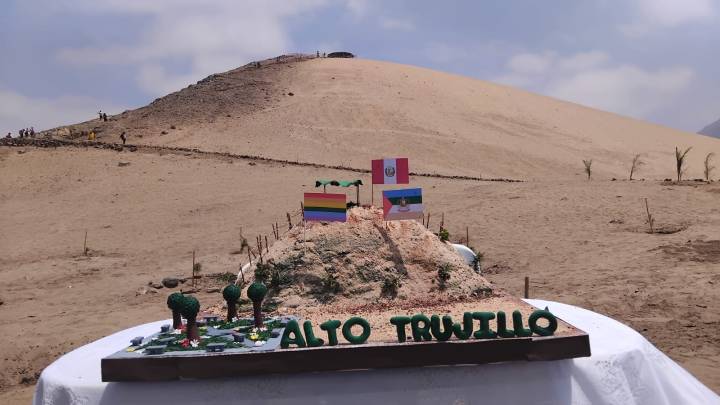 La Libertad: Inauguran mirador turístico en lo alto del Cerro Bolongo en Alto Trujillo