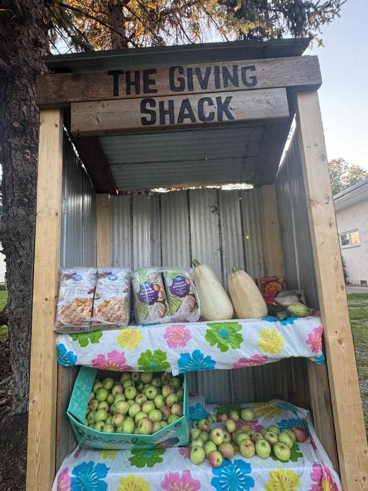 When $500 no longer fills the fridge, there’s a little shack that gives back