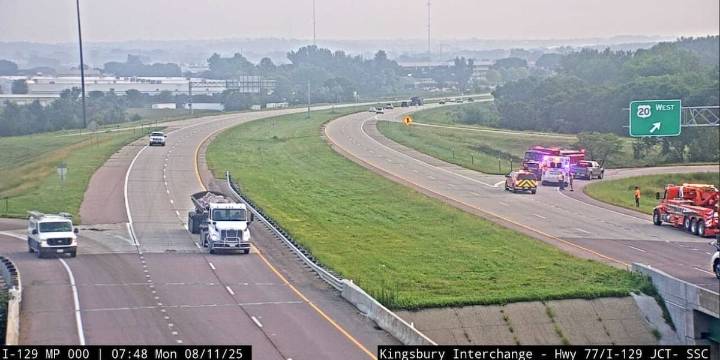 Portions of Highway 77 closed after a HAZMAT spill