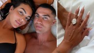 Cristiano Ronaldo proposes to Georgina Rodríguez with massive diamond ring after 9 years together