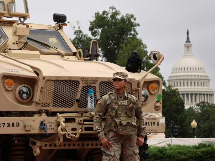 Six Republican states send 1,100 troops to US capital amid crackdown