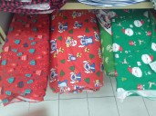 Llegó tela navideña para pijamas