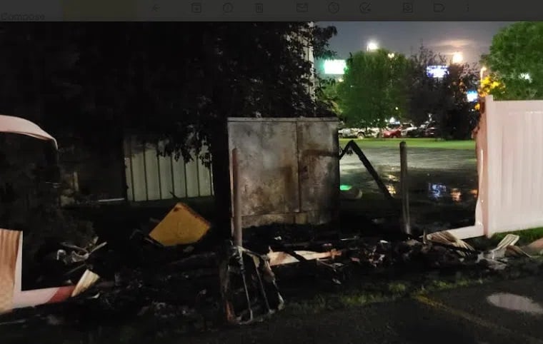 Early morning outdoor fire under investigation in south Fargo