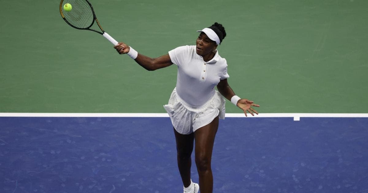 Venus Williams vuelve al US Open a los 45 años y cae ante Karolina Muchova