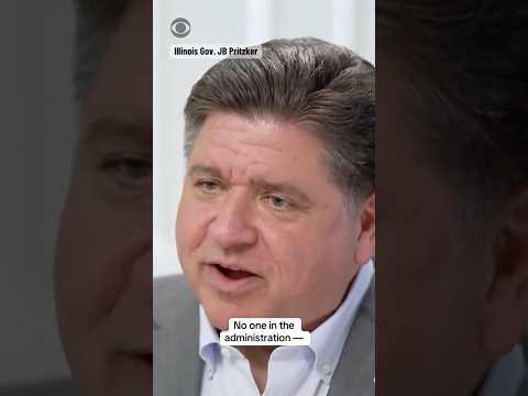 JB Pritzker says White House has not contacted him about sending National Guard to Chicago #shorts