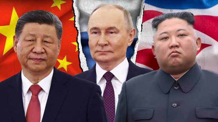 Putin to stage first EVER ‘Axis of Evil’ meeting with Kim & Xi at army parade