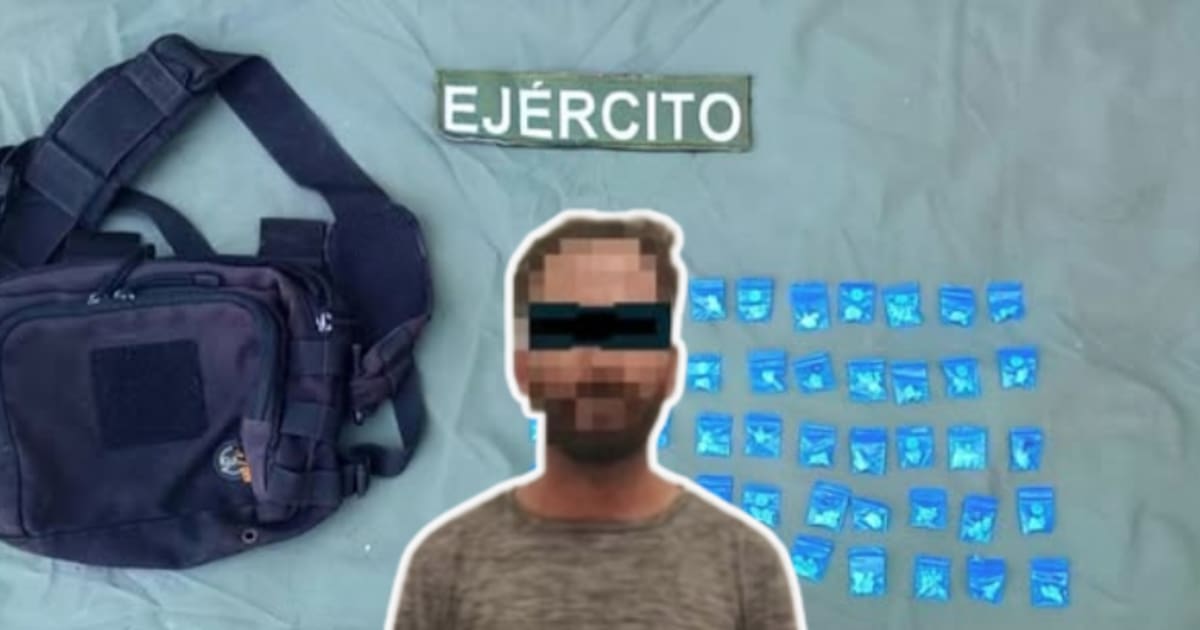Militares hallan 55 dosis de cristal y detienen a un hombre con droga en operativos simultáneos en Culiacán