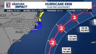 How will Hurricane Erin impact North Carolina?