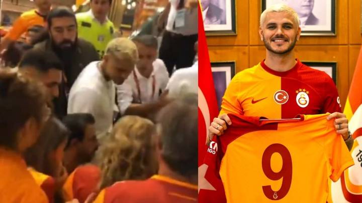 ¡Nuevo escándalo! Mauro Icardi agredió a fan del Galatasaray con un cabezazo