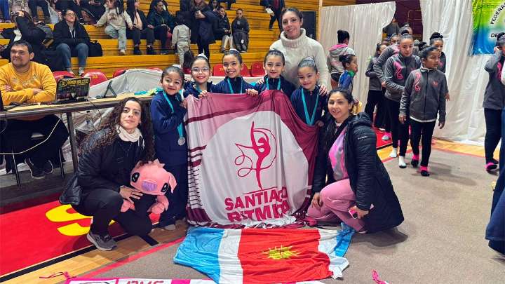 Destacada actuación de Santiago Rítmica en el Nacional de Clubes en Chaco