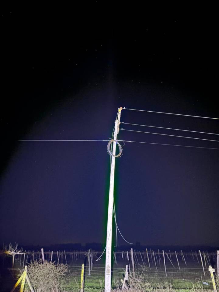 Ovalle: robo de 2.100 metros de cables deja a 87 familias sin luz en Los Nogales