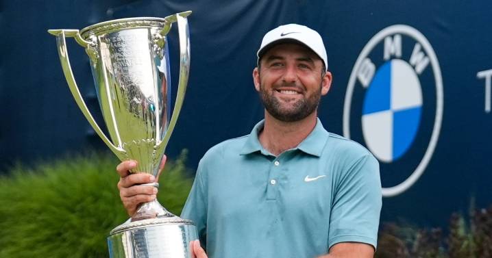 Scottie Scheffler rallies to win BMW Championship for 5th victory of the year