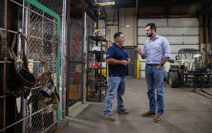 Wahls makes labor core tenet of U.S. Senate campaign