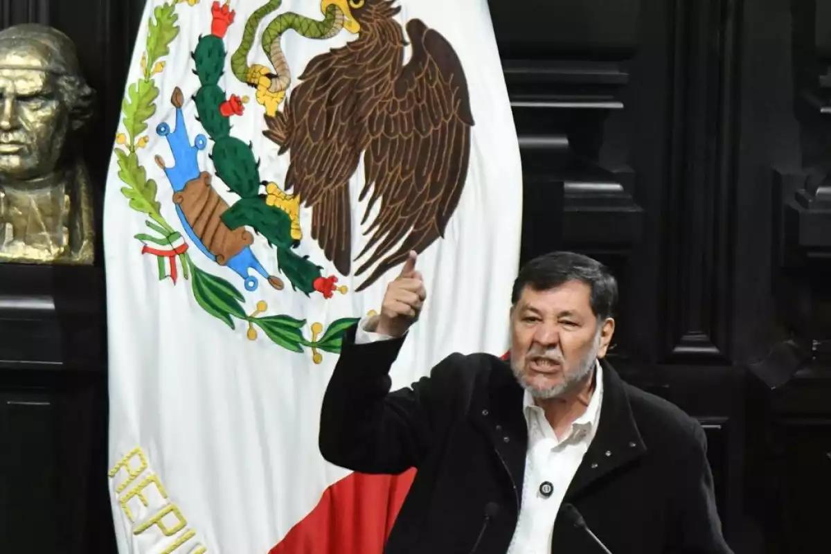 Fernández Noroña advierte posible nueva agresión del PRI en la Comisión Permanente