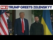 Trump greet Zelenskyy at the White House