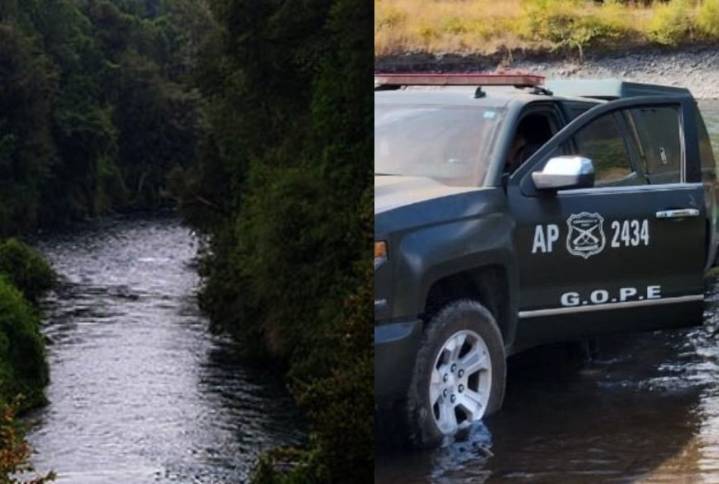 Los Ríos: Buscan a adolescente de 15 años y adulto desaparecidos tras presunta desgracia en conocido río