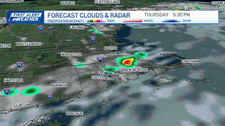 Weather today: Scattered storms, live radar