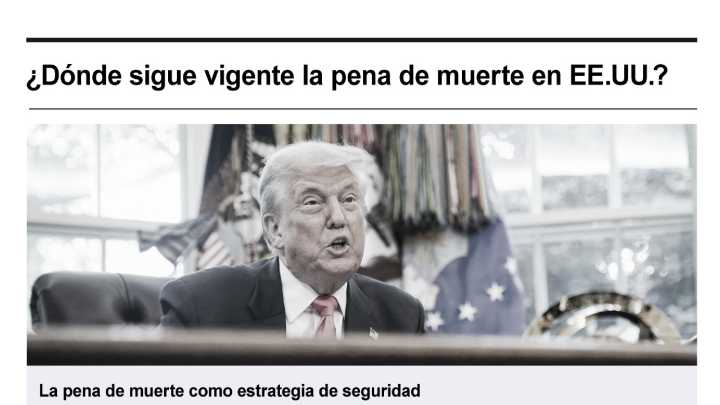 [Infografía] Trump dice que pedirá la pena de muerte para quien cometa un asesinato en Washington