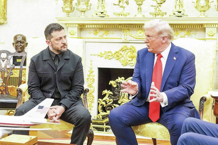 Zelenskyy and European leaders press for security guarantees in meeting with Trump