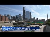 Labor Day weekend travelers hit the road, pack airports