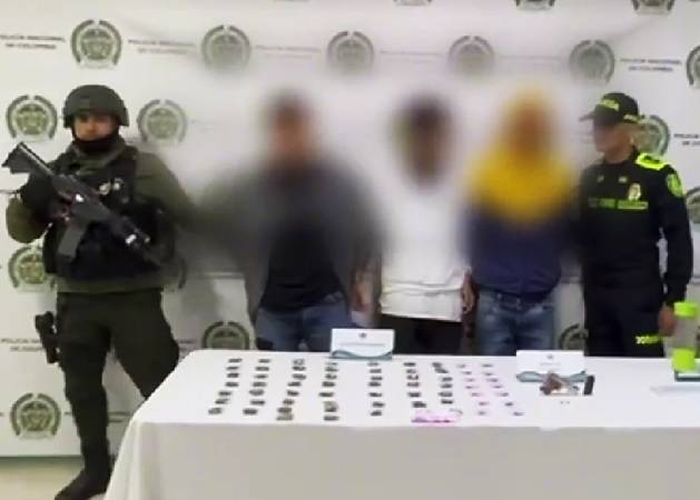 Capturan a tres personas por microtráfico y porte ilegal de armas en la comuna 3 de Soacha