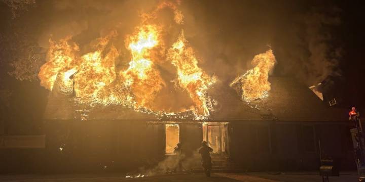 Covington home engulfed in flames, police investigating clues